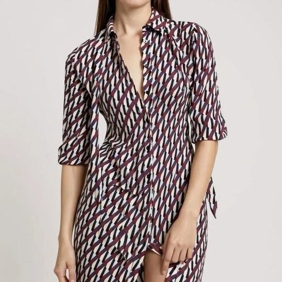 Zara Sussy Multi-Color Shirtdress XS - Picture 8 of 14
